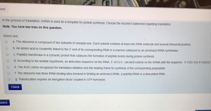 Question: Please help me these two biochem questions!