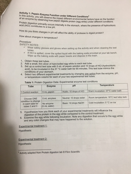 [Answer] Question In this activity, you will observe the