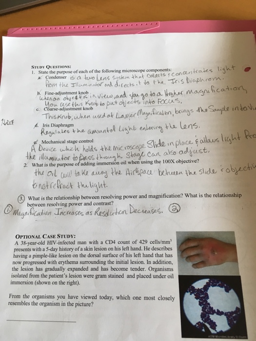 Question: Question#3. What is the relationship between Resolving Powerand Contrast??I got the first one ...
