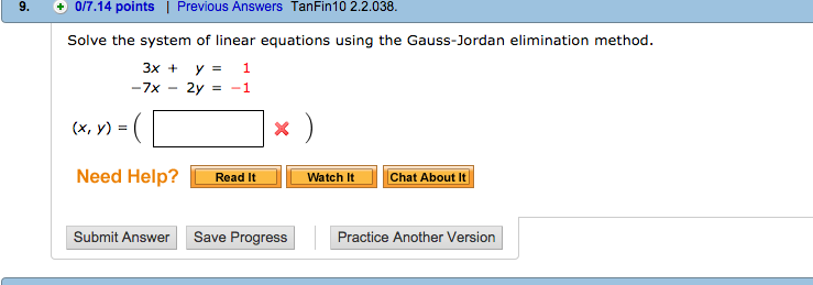 Solving linear equations homework help