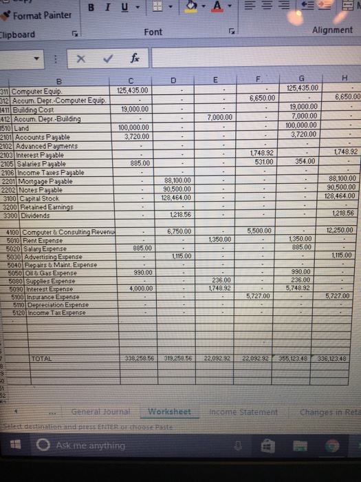 accounting byte answers inc fill please yellow sheet correct boxes using info question solved according