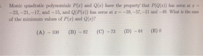 solved-monic-quadratic-polynomials-p-x-and-q-x-have-the-chegg