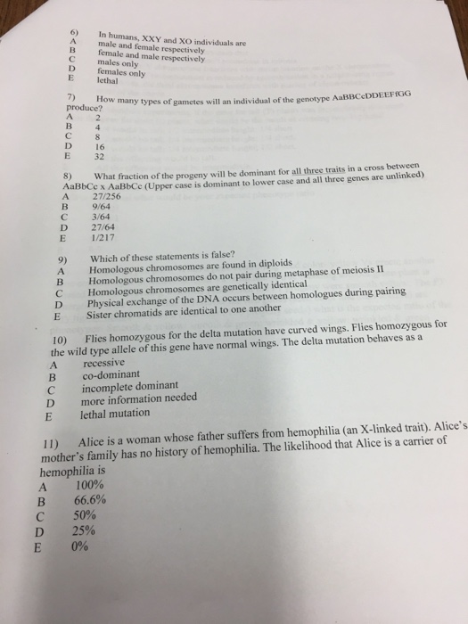 Solved In Humans, XXY And XO Individuals Are A Male And F...
