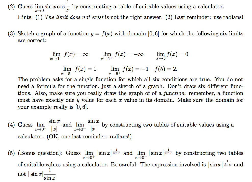 Calculus homework help and answers