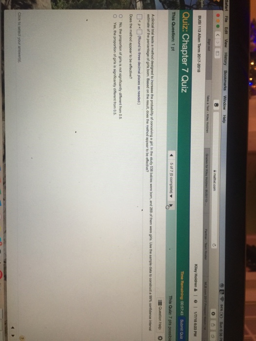 Question: Take Quiz: Chapter 7 Quiz