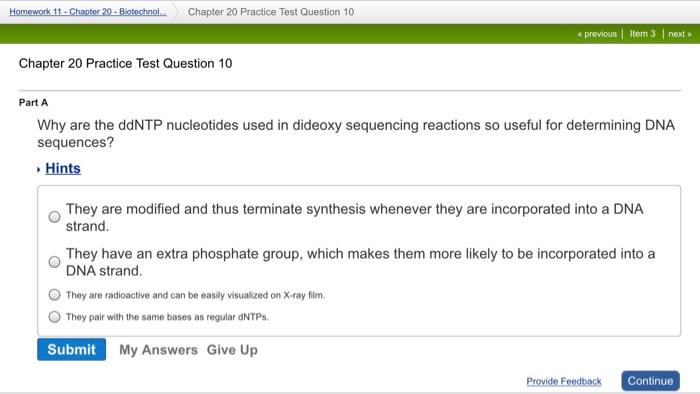 Question: ROAST BEEF from Moose Homework! m 9 next Chapter 20 Practice Test Question 8 Part A Which of the ...