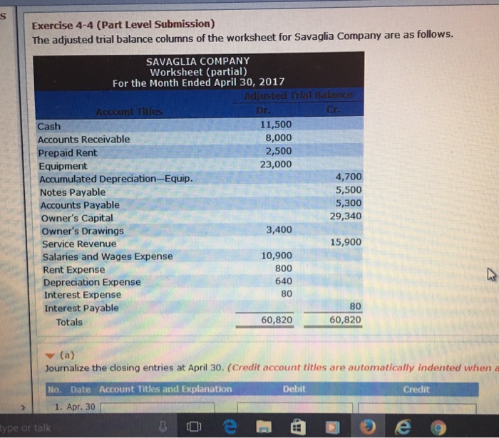 Solved: The Adjusted Trial Balance Columns Of The Workshee… | Chegg.com