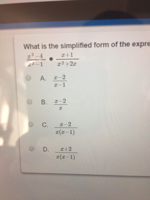 solved-what-is-the-simplified-form-of-the-x-2-4-x-2-1-chegg