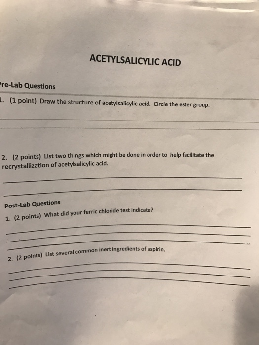 Synthesis of aspirin mechanism picture