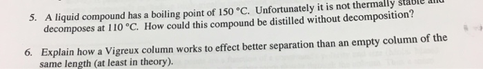 Question: 2. Under what conditho Callpi Explain how your distillation curves indicate the relative efficien...