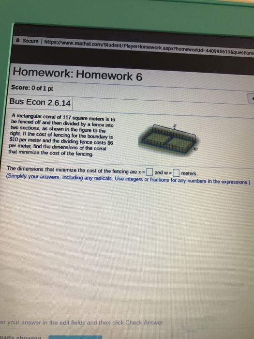 Question: A Secure | https://www.mathxiL.com/student/PlayerHomework.aspx?homeworkld 440995619&questiont Hom...