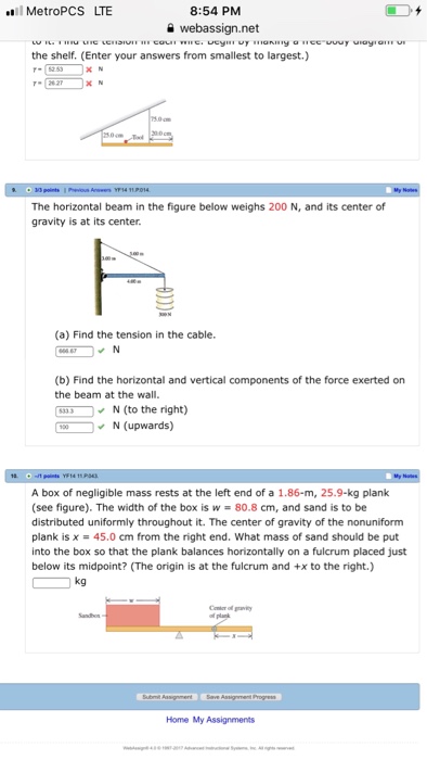 Question: MetroPCS LTE 8:54 PM webassign.net the shelf. (Enter your answers from smallest to largest.) 7242...
