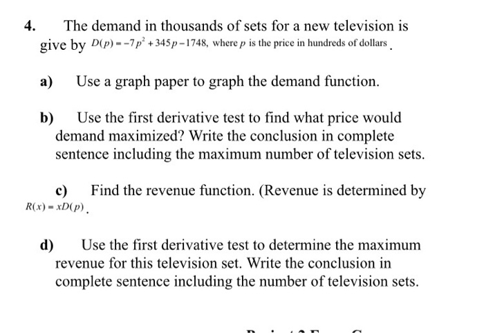 solved-the-demand-in-thousands-of-sets-for-a-new-televisi-chegg