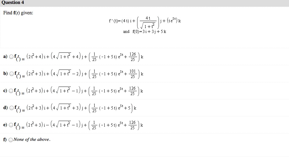 Calculus homework help and answers