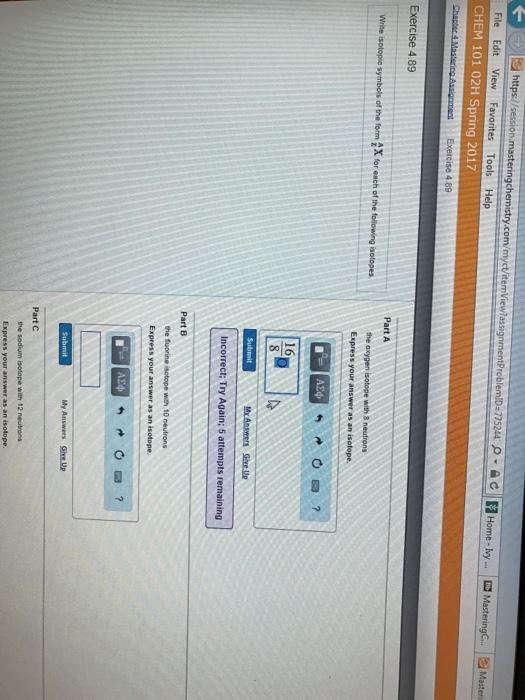 Isotope symbols for all elements picture