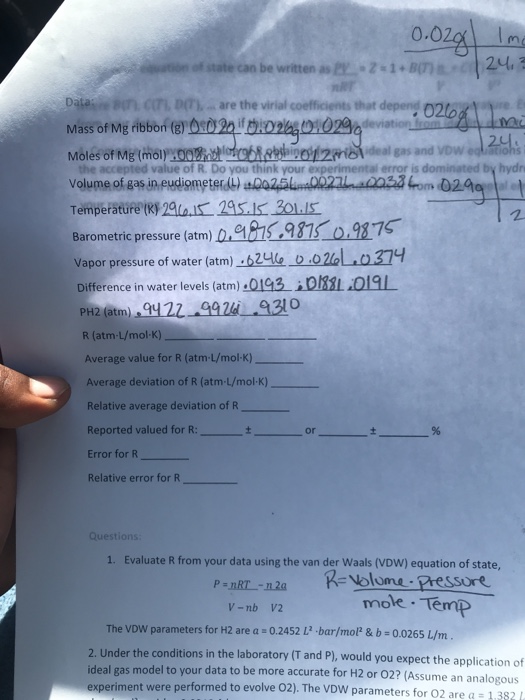 Question: Can someone please finish the blink spots of my lab reportplease I need it immediately