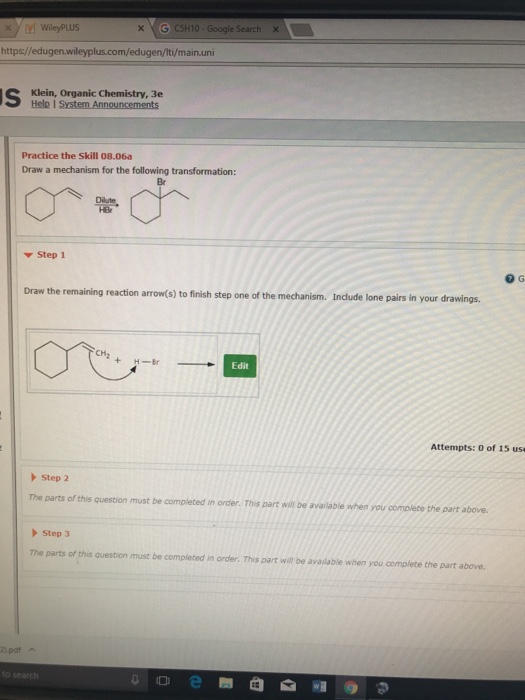 Solutions Manual Klein Organic Chemistry