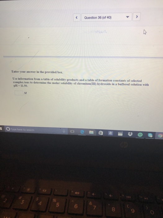 Question: Connect CHEMISTRY Unit 2 Exam Question 37 (of 40) 37. Which compound hos the lowest solubility in...