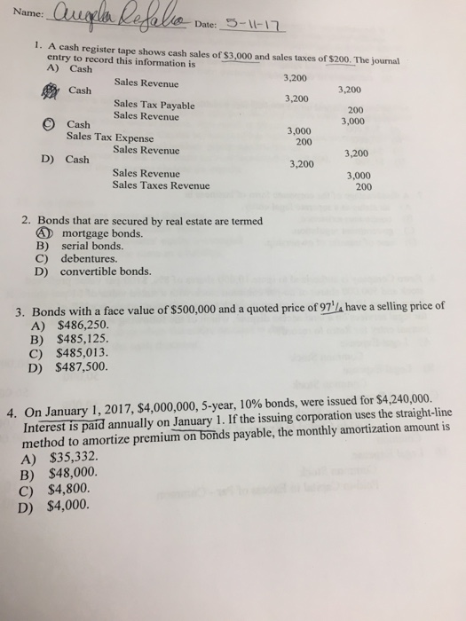 Accounting Archive May 11, 2017