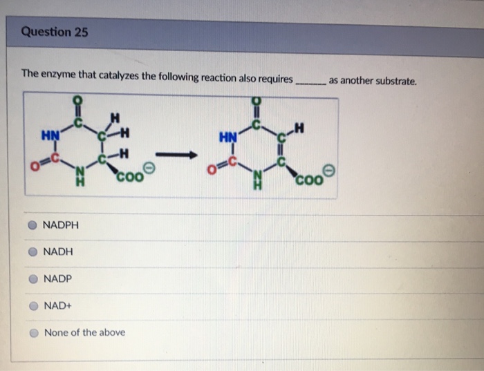 Solved The Enzyme That Catalyzes The Following Reaction A...