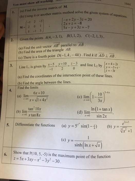 6-2 matrix multiplication inverses and determinants answer key image
