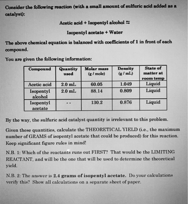 Solved Stoichiometry Limiting Reaction Please Show The C...