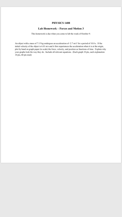 Lab 5 more about newton's laws homework picture