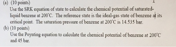 Srk Equation Of State Formula