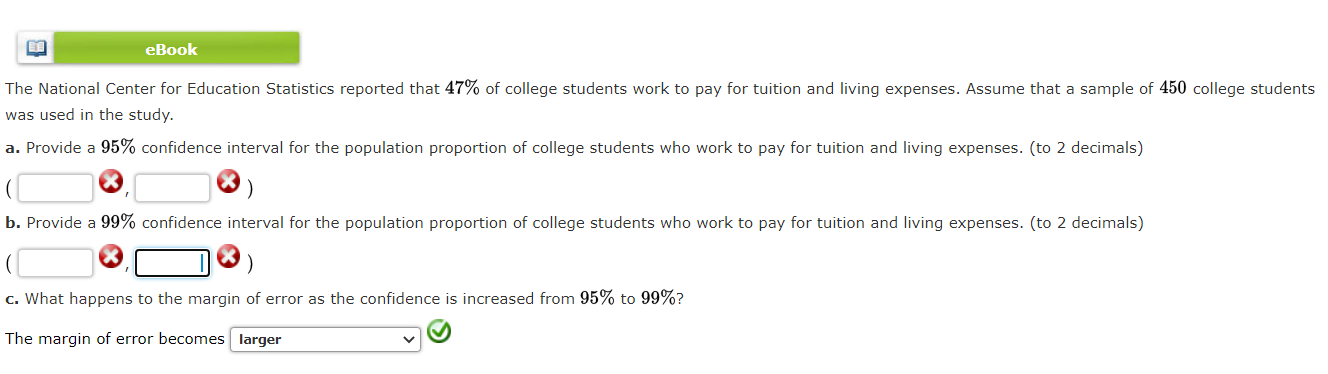 Solved EBook Annual Starting Salaries For College Graduates Chegg