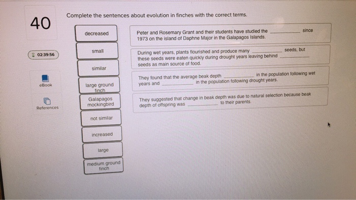 Peter And Rosemary Grant Finches Worksheet Answers
