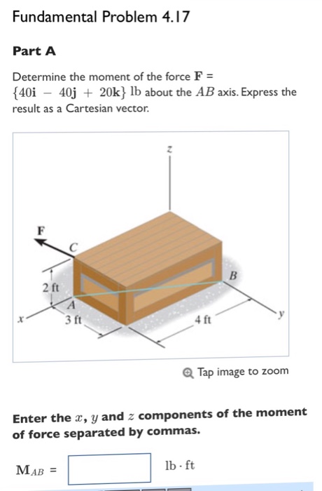 Solved Fundamental Problem 4 17 Part A Determine The Chegg