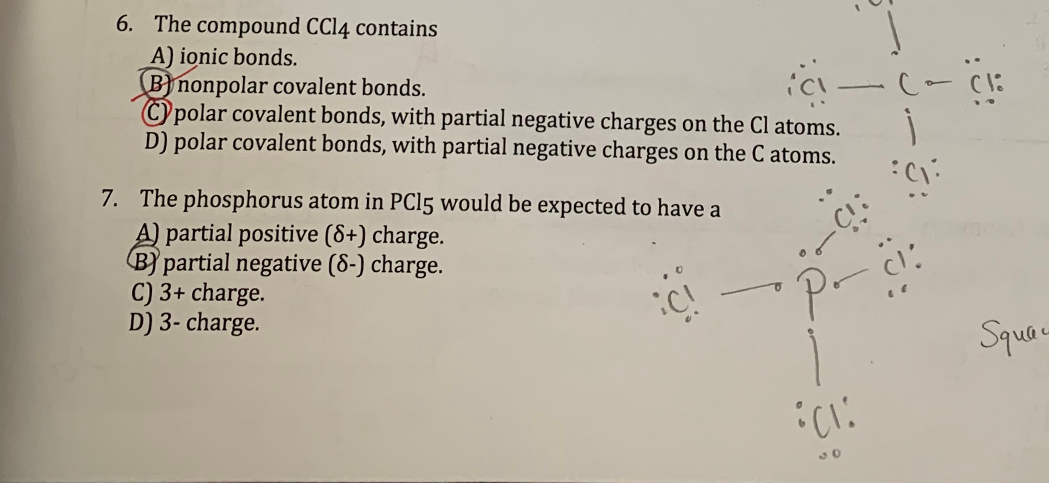 Solved 8 Which Substance In Each Of The Following Pairs Is Chegg