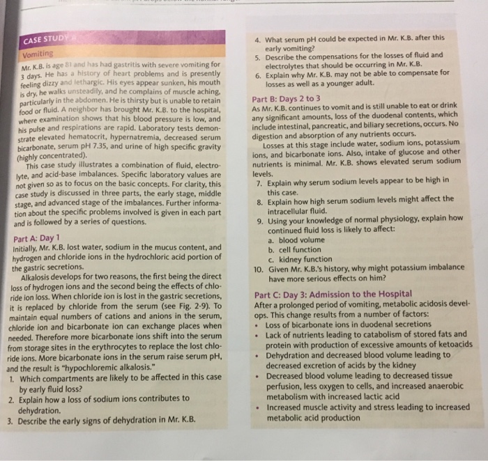 Case study vomit picture