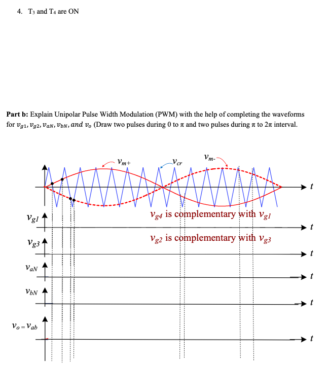 Solved The Following Circuit Shows A Single Phase Full Chegg