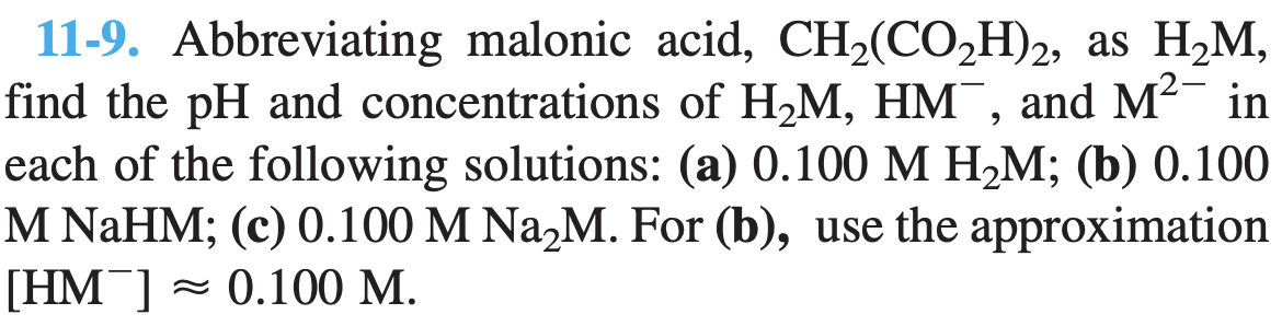 Solved Abbreviating Malonic Acid Ch Co H As H M Chegg