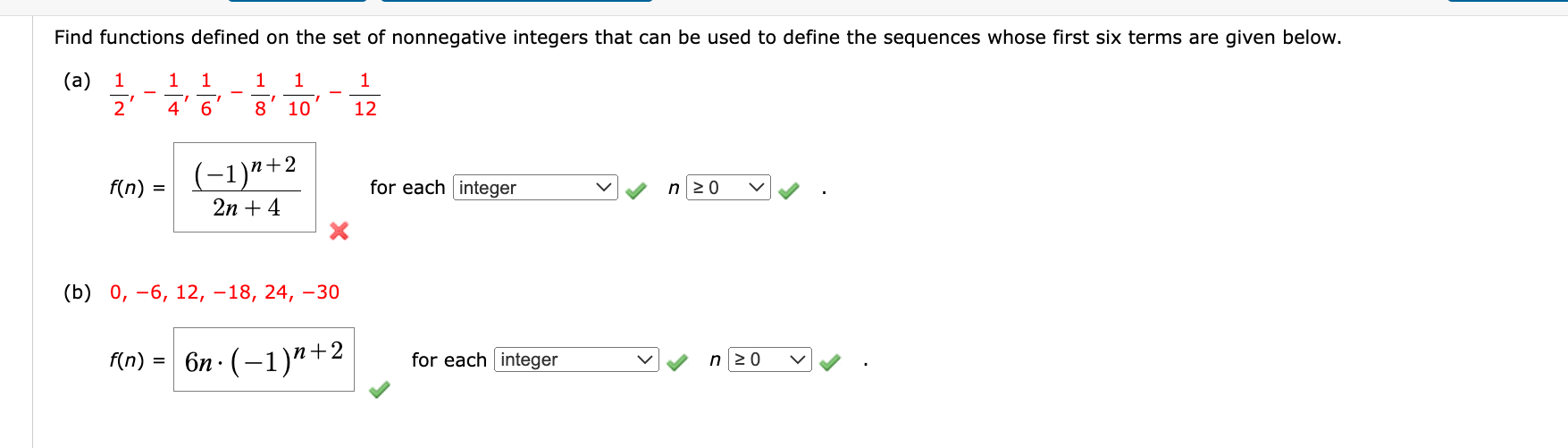 Solved Find Functions Defined On The Set Of Nonnegative Chegg