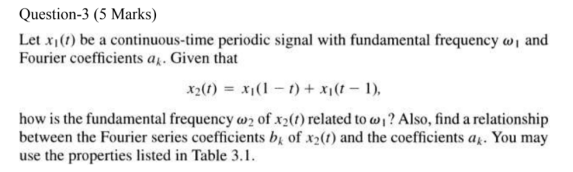 Solved Question 3 5 Marks Let Xi T Be A Continuous Time Chegg