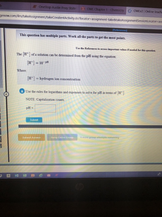 Solved This Question Has Multiple Parts Work All The Parts Chegg