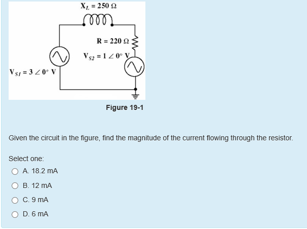 Solved Given The Circuit In The Figure Find The Magnitude Chegg