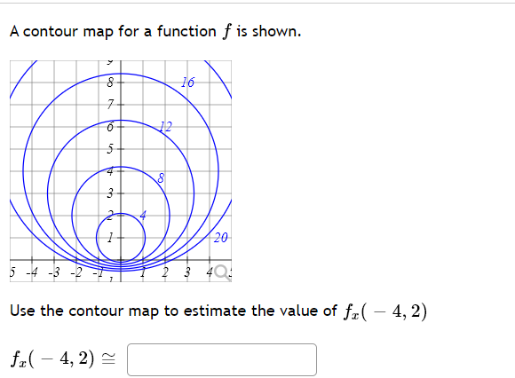 Solved A Contour Map For A Function F Is Shown On Chegg