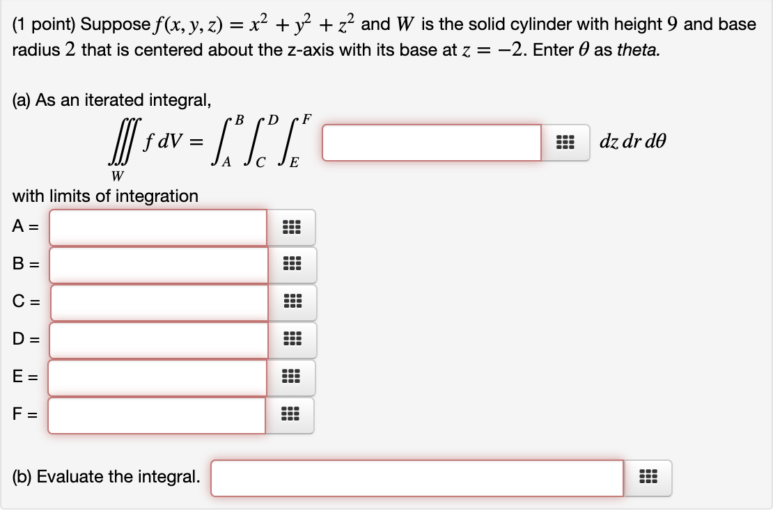 Solved Point Suppose F X Y Z X Y Z And W Is Chegg