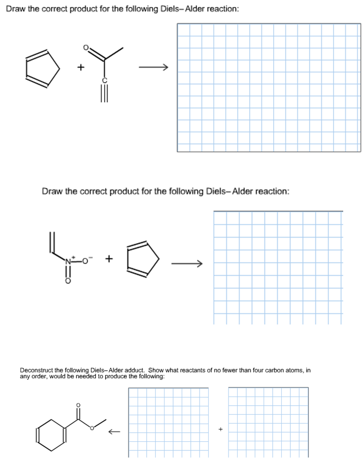 Draw The Correct Product For The Following DielsAlder