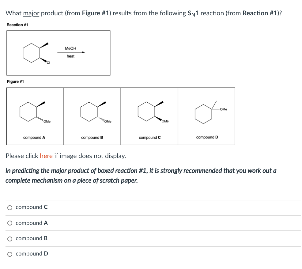 Solved What Major Product From Figure Results From Chegg