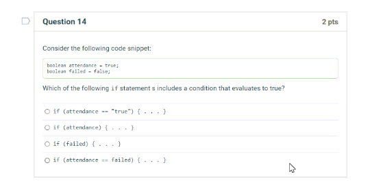 Solved Question 8 1 Pts Given The Following Declarations Chegg