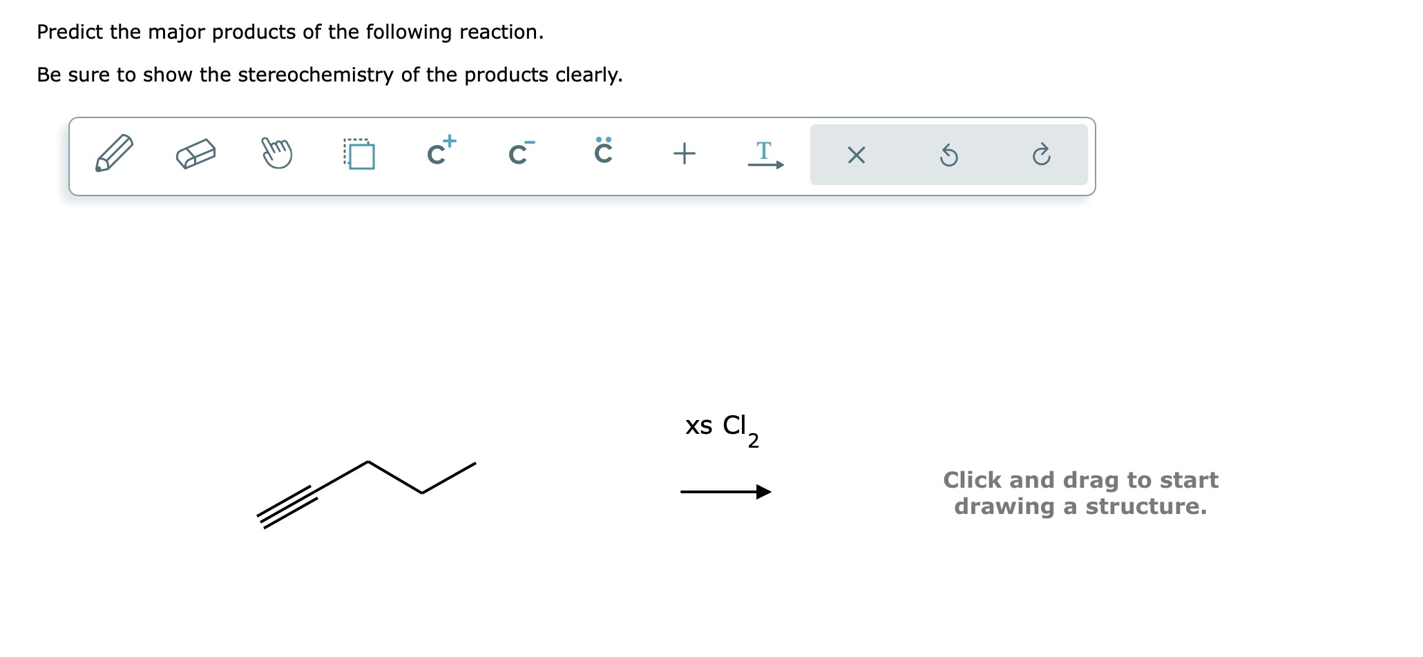 Solved Predict The Major Products Of The Following Reaction Chegg