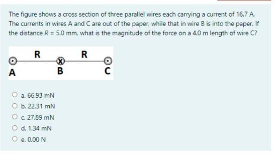 Solved The Figure Shows A Cross Section Of Three Parallel Chegg