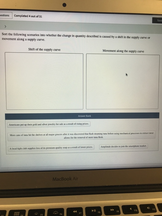 Solved Estions Completed Out Of Savo Sort The Following Chegg