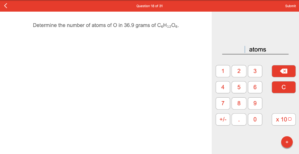 Solved Question 18 Of 31 Submit Determine The Number Of Chegg