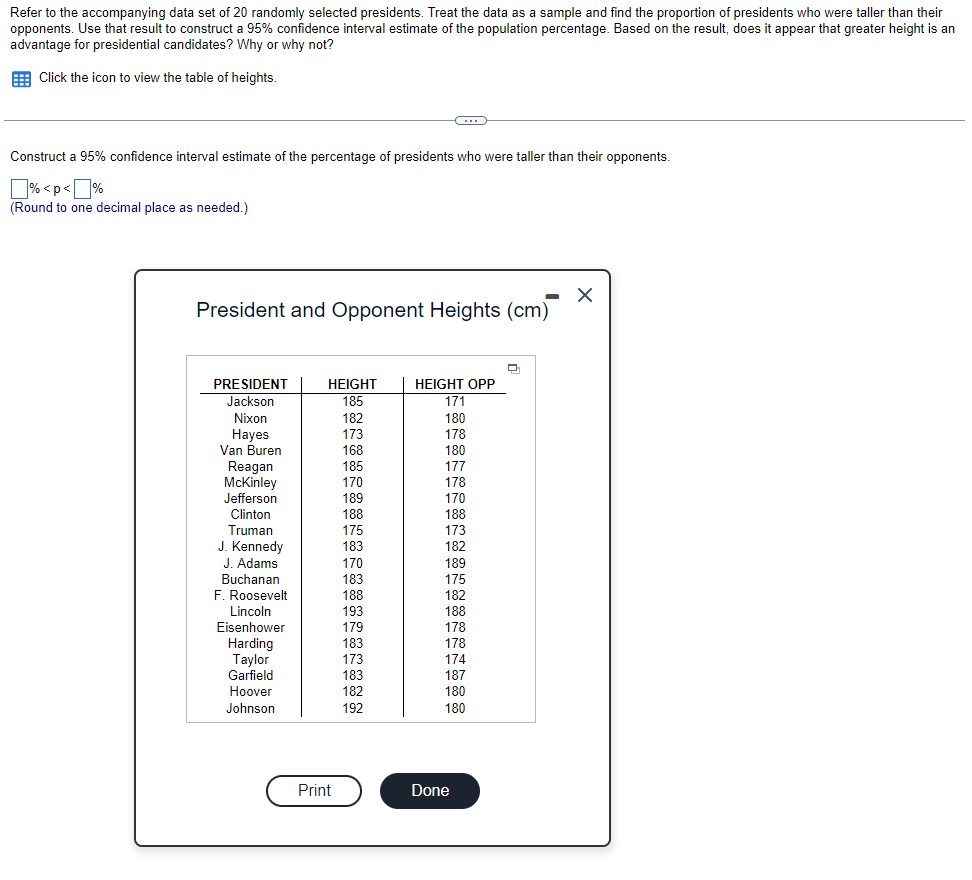 Solved Refer To The Accompanying Data Set Of Randomly Chegg