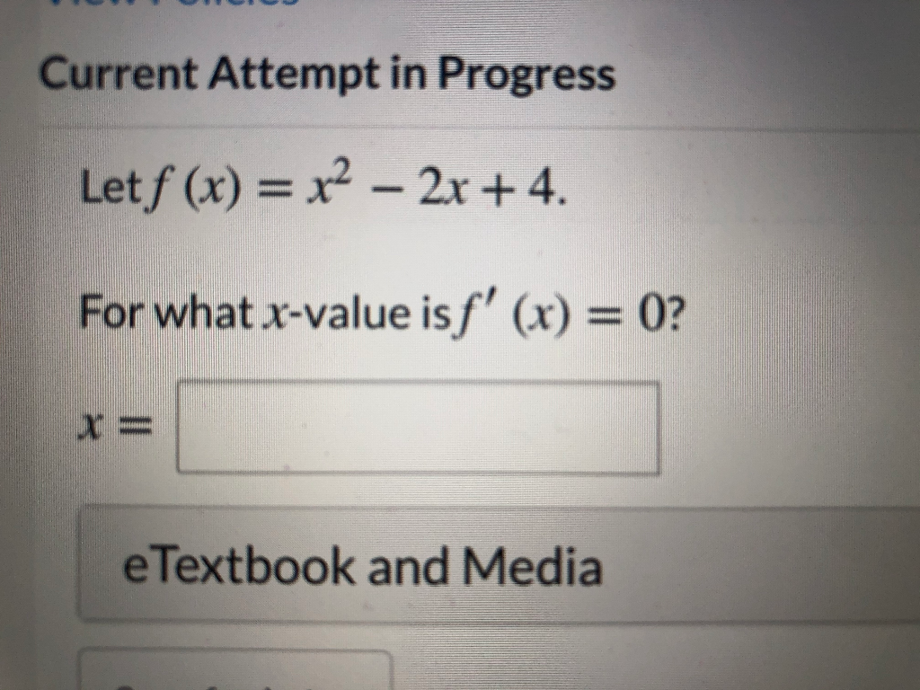 Solved Current Attempt In Progress Letf X X X Chegg